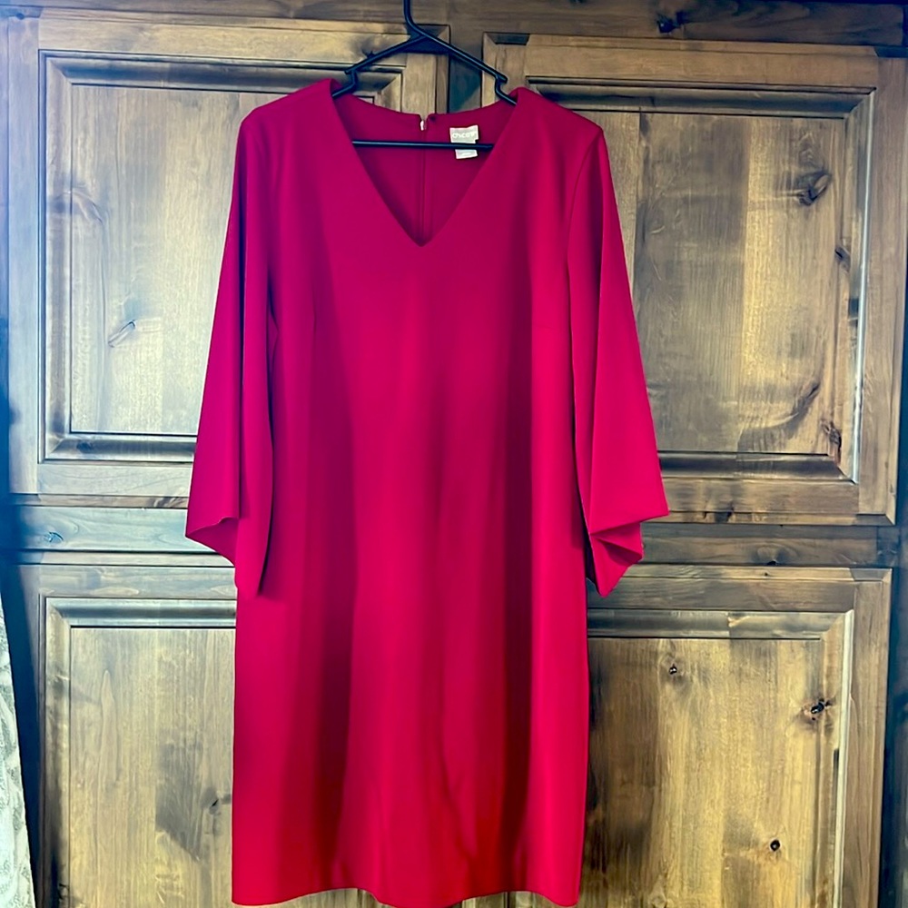 Red dress from Chico’s